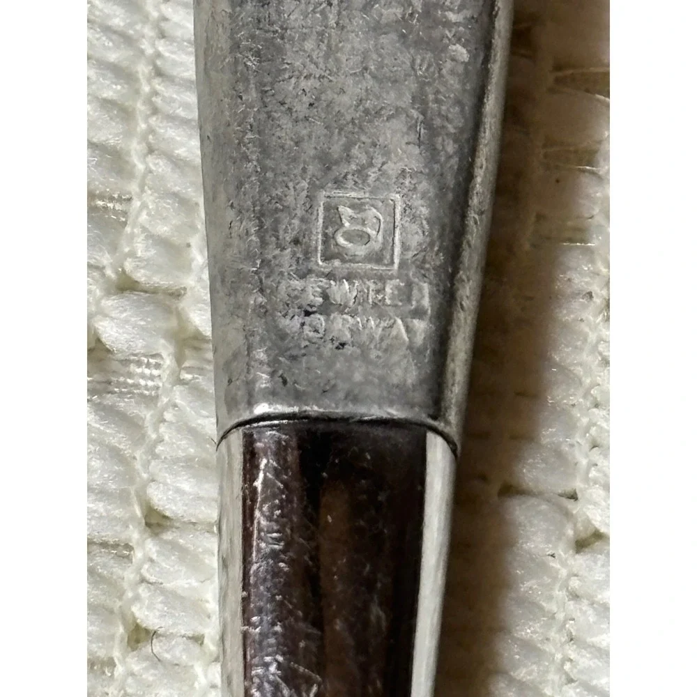 Vintage Haugrud Norway Pewter 18/8 Stainless Cake Pie Server Mid Century Modern